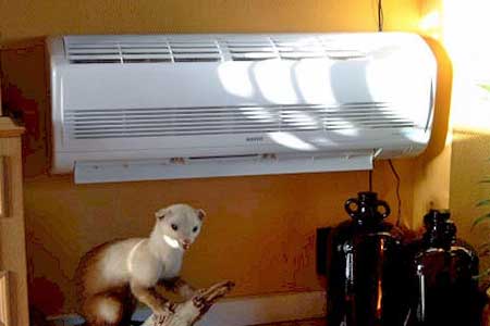 Luft-luft varmepumpe i hus